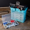 Fleming Supply Storage and Tool Box - 4 Removable Drawers - 19 Compartments Per Drawer - Blue - 2 of 4