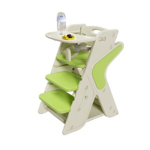 TopComfy Infant Seats Multi Functional Baby Dining Chair Height Adjustable Toddler Learning Tower 5 Point for Baby, Green, 39.37"*5.51"*24.02" - 1 of 4