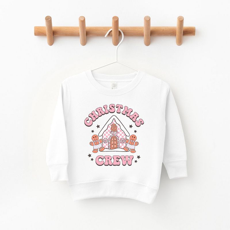 The Juniper Shop Christmas Gingerbread Crew Toddler Graphic Sweatshirt, 1 of 3