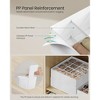 Set of 4 Drawer Organizers, Closet Organizers for Underwear, 80 Cells, Foldable Sock Holders - 3 of 4