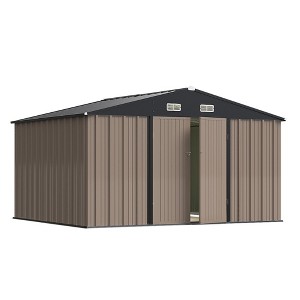 LACOO Barn Style Metal Shed - 1 of 4