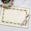 Saro Lifestyle Holly Placemat (Set of 4), 13"x19", Green - 4 of 4