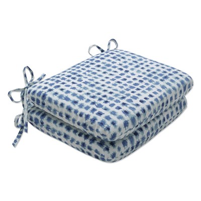 Alauda 2pc Outdoor/Indoor Rounded Chair Pads - Pillow Perfect