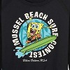Women's - SpongeBob SquarePants - Mussel Beach Lightweight French Terry Wide Neck Long Sleeve Shirt - 2 of 4