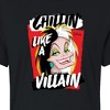 Women's - Disney Villains - Cruella Chillin Like A Villain Cropped Graphic T-Shirt - image 2 of 4