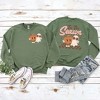 Simply Sage Market Women's Graphic Sweatshirt Distressed Tis The Season Pumpkin Ghost Front and Back - 2 of 4