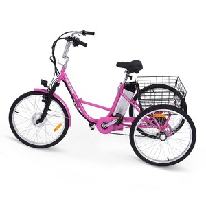 Electric Trike for Adults,  3 Wheel Motorized Bicycle ,36V 10Ah Removable Battery, Extra Large Basket - 1 of 4