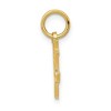 Black Bow Jewelry 14k Yellow Gold Sweet 16 Charm or Pendant, 17mm - 2 of 4