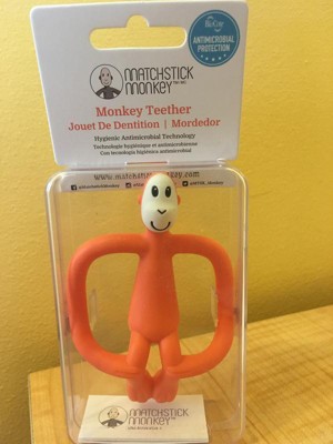 Matchstick Monkey Teether, The Matchstick Monkey is an award winning  teether that will soothe and calm baby's sore gums with it's innovative and  clever features. It's wide monkey
