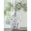 Signature Design by Ashley Keelton 10" Glass Vase, White, Taupe & Pink Finish - 2 of 4