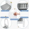 2 Step Toddler Step Stool for Bathroom Sink, Toddler Nursery Stools for Bathroom Sink, Toilet Potty Training, Kitchen Helper, Grey - 4 of 4