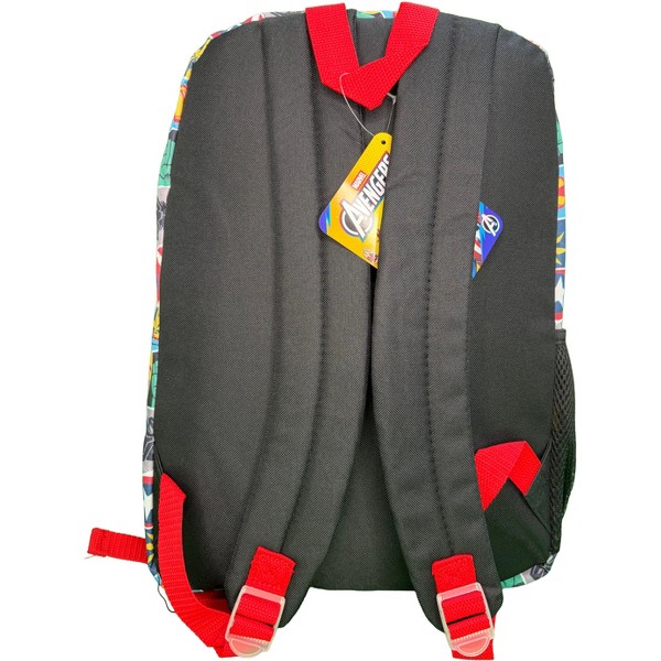 Mochila escolar Marvel de nylon de 16" para niños con bolsillo frontal 5