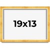 PosterPalooza | Minimalist Shadow Box Gold Picture Frame - UV Acrylic, Backing Board, Hanging Hardware - 2 of 4