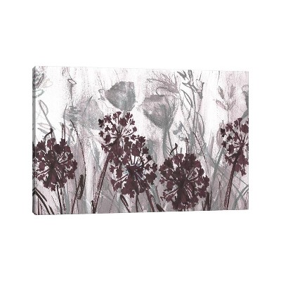 iCanvas Indigo Field Burgundy by Susan Jill Canvas Print Wall Art