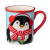 Certified International (Set of 4) 18oz Christmas Whimsy Penguin Mugs - 2 of 4