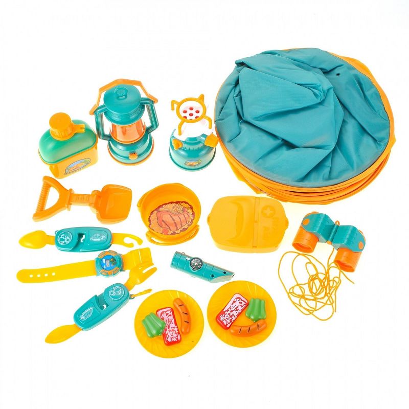 Pop Up Play Tent with Kids Camping Gear and Accessories, 4 of 6