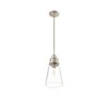 Wentworth Mini Pendant Light - Elegant Glass Shade, Dimmable, 1-Bulb, 7.5" x 15.25" - 2 of 4