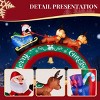 SEVOBAL Inflatable Holiday Decorations 10FT Christmas Inflatable with Reindeer, Blow Up Yard Decor, Multicolored, 106.3"*35.4"*118.1" - 2 of 4