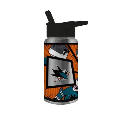NHL San Jose Sharks Mascot Mini Thirst Hydration Bottle - 14oz