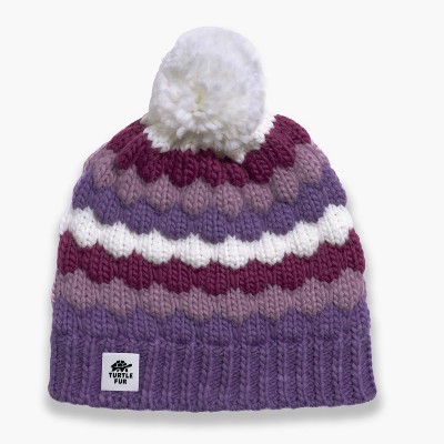 Turtle Fur Girls Jocelyn Beanie - Kids Winter Pom Hat