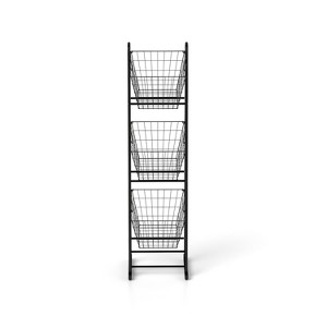 Chery Life 3-Tier Kitchen Storage Basket , Freestanding Metal Wire Rack for Fruit, Vegetables, Pantry Items - 1 of 4