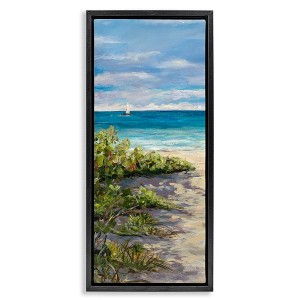 Stupell Industries Grassy Beach Shore, 15" x 31" - 1 of 4