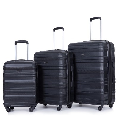 3 Piece PC Spinner Luggage Set with TSA Lock Lightweight Expandable Suitcases for Travel 21" 25" 29" - Cuddlewood