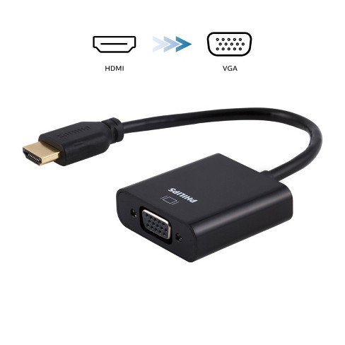 Philips Hdmi To Vga Adapter - Black : Target