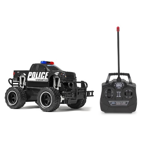 Ford F 150 Police Electric Remote Control Rc Monster Truck 124 Scale