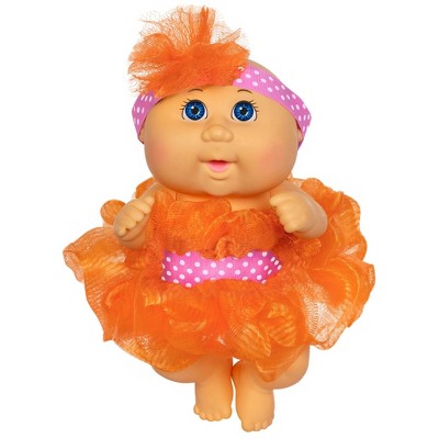 Cabbage Patch Kids Basic Tiny Newborn Scrubby Time - Orange Fashion