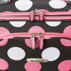 Rockland Fashion Softside Upright Luggage SetExpandable Multi/Pink Dot 2-Piece (14/19) - 4 of 4