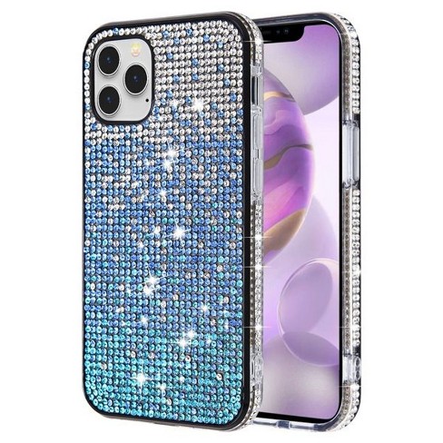 Airium Crystals Sparks Case For Apple Iphone 12 Pro Max 6 7 Blue Gradient Target