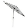 WestinTrends 9 Ft Outdoor Patio Market Table Umbrella with Square Plastic Fillable Base - 2 of 4