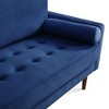 American Furniture Classics,69 Inch Wide Upholstered Two Cushion Sofa with Bolster Pillows - 4 of 4