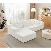 VASIP "104" Modern Cloud Sectional Sofa with L-Shape Chaise - Deep Seat, Soft Chenille Fabric, No Assembly, Space-Saving Living Room Couch - 3 of 4