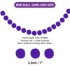Unique Bargains Party Decorative Polyester Yarn Pom Pom Ball Garlands 3 Pcs - 2 of 4