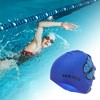 Unique Bargains Silicone Butterfly Pattern Swim Cap 1 Pc - 2 of 4