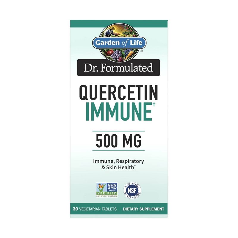 Garden of Life Dr. Formulated Quercetin Immune Tablets - 30ct, 4 of 6