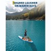 10.6FT Inflatable Stand Up Paddle Board - Non-Slip EVA Deck Ultra-Light SUP with Premium Accessories (Carry Bag & Pump) for Youth & Adults - 2 of 4