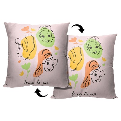 Disney Princess True Princess Printed Throw Pillow