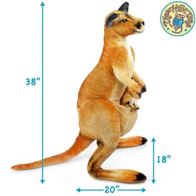 Kari the Kangaroo and Joey 38 Inch Plush Toy