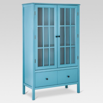 target glass door cabinet