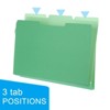 Unique Bargains Classroom Home Office Paperwork Manila 1/3 Cut Tab Letter Size File Folders - 3 of 4