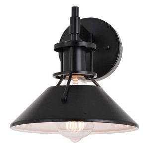 Vaxcel Canton 1 - Light Vanity in  Black/Matte White - 1 of 4