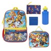 Paw Patrol Heroes Nickelodeon Cartoon 5-Piece Backpack accessories Set for boys - 2 of 4
