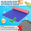 Huxxion Floating Water Mat 9/12/18 Ft, 3 Layer Tear Resistant XPE Foam Floating Mat for Lake Pool Beach and Ocean - 2 of 4