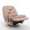 GDFStudio Fabienne Modern 360° Swivel Velvet Upholstered Recliner - 4 of 4