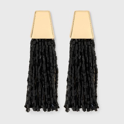 SUGARFIX by BaubleBar Beaded Tassel Statement Earrings