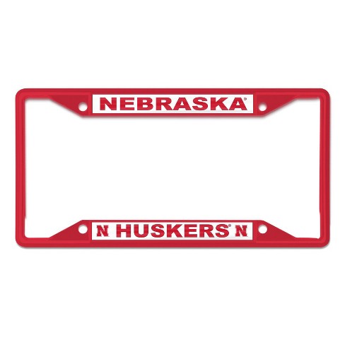 NCAA Nebraska Cornhuskers Colored License Plate Frame - image 1 of 3