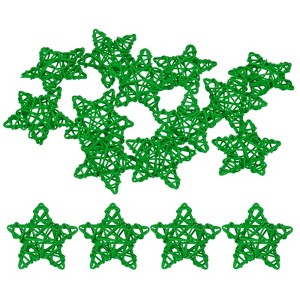 Unique Bargains Pentagram Wicker Rattan Balls Decorative Bowl Fillers 2.36 Inch 12 Pcs - 1 of 4